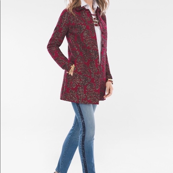 chicos jacquard jacket